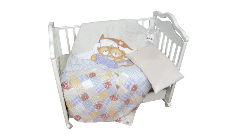 Детское постельное бельё L`Abeille Мишки под одеялом (0)