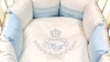 Комплект в кроватку L`Abeille Rich Family голубой (6) мни (3)