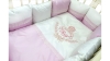 Комплект в кроватку L`Abeille Rich Family розовый (6) мни (2)