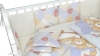 Комплект в кроватку L`Abeille Мишки под одеялом серый (6) (3)