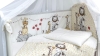 Комплект в кроватку L`Abeille Вечеринка маленького жирафика (7) мни (2)