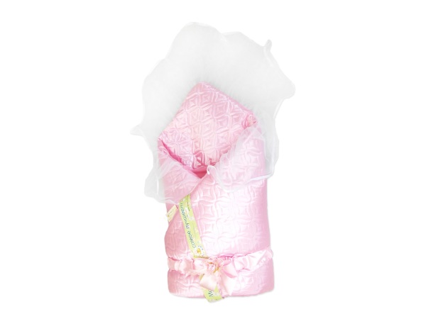 Конверт/одеяло на выписку L`Abeille Мила (лето, розовый) (0)